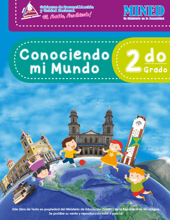 Libro de Conociendo mi Mundo 2do Grado Nicaragua MINED