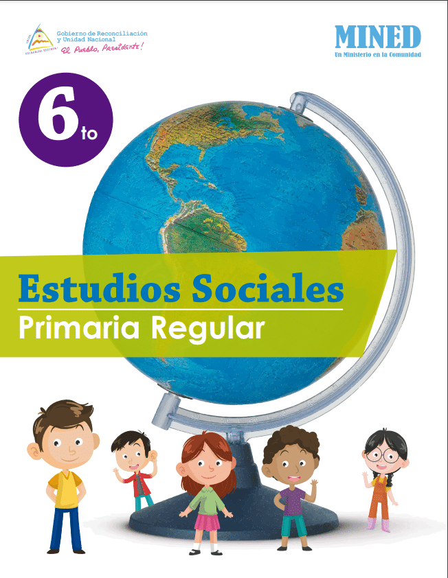 Libro de Estudios Sociales 6 Grado Nicaragua